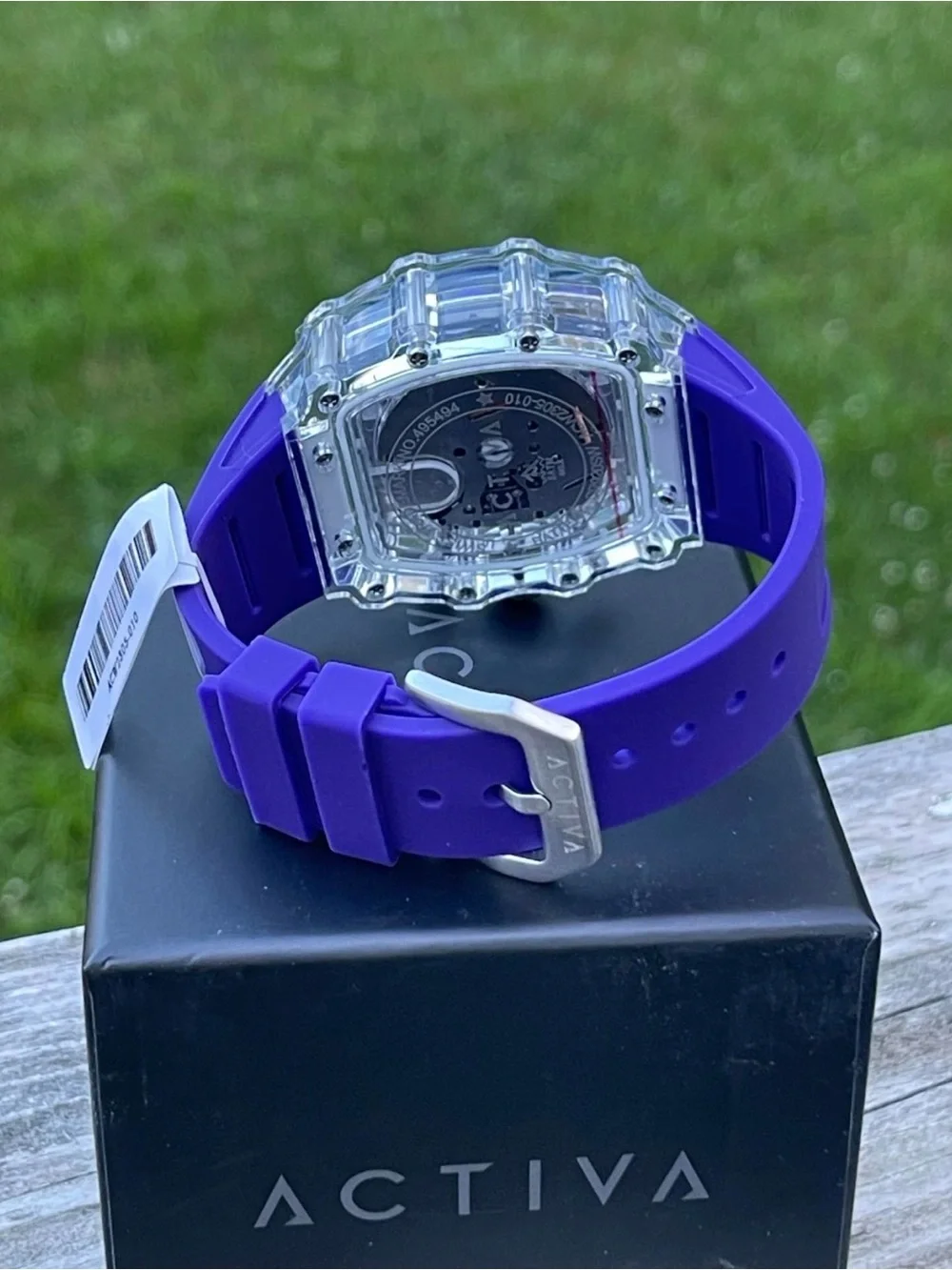 Activa X Invicta Skeleton Dial Purple 44.3mm